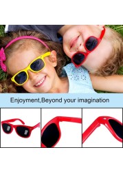 Summer Round Polarized Kids Sunglasses Silicone Flexible Safety Children Sunglasses Fashion Boys Girls Shades Eyewear UV400