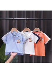 2022 New Baby Summer Sportswear Children Boy Girls Cartoon T-shirt Shorts 2pcs/set Kids Infant Dinosaur Toddler Cocoa Suit