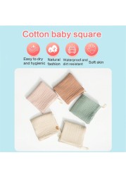 67JC 5pcs baby face cloth soft absorbent gauze saliva towel bib bath towel towel