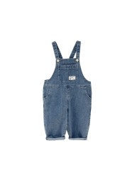 2022 Spring New Baby Boy Denim Suspenders High Quality Trousers For Children 2-18