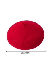 Fashion Spring Autumn Winter Wool Bonnet Princess Kids Girls Hats Lovely Beanie QX2D