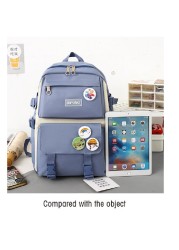 Lightweight middle school female students school bag fresh and lovely primary school students girl heart large-capacity backpack