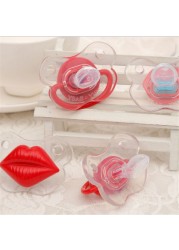 Silicone Funny Nipple Dummy Baby Soother Joke Prank Toddler Pacy Orthodontic Nipples Teether Baby Pacifier Care