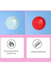 Double Sided Suction Cup Mat Tableware Baby Boy Girls Baby Pacifier Anti Slip Bowl Dish Cup Pad Coaster Eating Tools