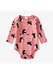 Newborn Cotton Romper Autumn Winter Clothes For 0-2 Years Baby Girls Jumpsuit