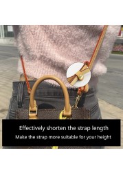 BAMADER Handles Cowhide Fixed Buckle Bag Belt Adjustment Hook Shortening Fixed Buckle Shoulder Strap Fixing Clip Bags Accessories