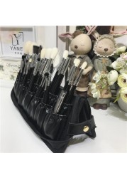 Women Foldable Makeup Brush Bag Organizer Female Travel Cosmetic Toiletry Toiletry Washing Accessories Pouch