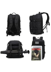 50L 1000D Nylon Waterproof Trekking Hunting Hunting Backpack Outdoor Military Backpack Tactical Sports Camping Hiking