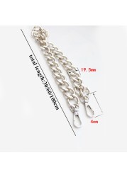 30/60/100cm Replacement Metal Chain For Handbag Handle Bag Black Silver Golden DIY Jewelry Accessories For Bag Hardware Belt