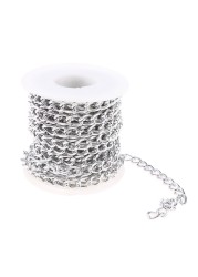 2m/roll DIY Handmade Metal Chain for Making Handbag Bag Parts Accessories 2 Colors