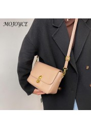 Women Shoulder Bag PU Leather Solid Color Casual Bags Fashion Ladies Small Wallet Mobile Phone Bag Flap Messenger Bag