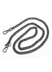 1PC 120cm DIY Chain Strap Handbag Shoulder Chains Crossbody Replacement Straps With Metal Buckles Purse Bag Accessories