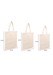 Canvas tote bag casual beach handbag eco-friendly shopping bag daily use foldable canvas shoulder bag canvas tote for women female