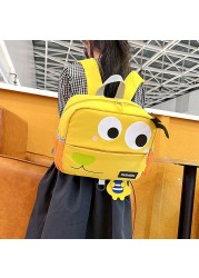 As Kindergarten School Bag Boys Girls Light Ridge Protection Backpack Cartoon Anti-lost Bag Kid Messenger Shoulder Bag