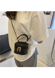 Female Diamond Lattice Chain Messenger Bag Casual PU Leather Crossbody Bags Small Shopping Bags For Women Gifts