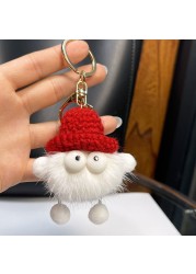 Cute Mink Keychain Diecast Car Key Ring Bag Keychain Accessories