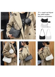 Women PU Leather Solid Color Shoulder Crossbody Bag Casual Zipper Messenger Bags for Friends Birthday Gifts