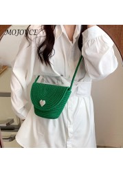 Female woven women's summer luxury jute handbag small shopping bag for women outdoor shopping travel gifts