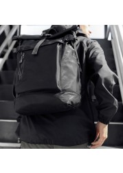 Rolling Top Quality Tear Resistant Backpack Walking Sport Backpack School Causal Hasp For Men