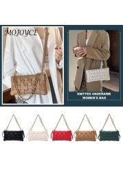 Vintage Women Handbags Woven Shoulder Messenger Bag Beach Small Underarm Ladies Female Woven Beach Messenger Handbag