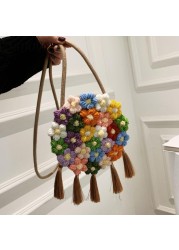 Fashion Handwoven Women Bag 2022 New Multi-use Minority Embroidery Crossbody Bag Vintage Fashion Female Handbags For Women