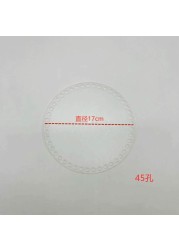 1pc Round Clear Acrylic Board Knitted Bag Accessories Handmade DIY Crochet Bags Knitting Material Base Shaper 3 Size