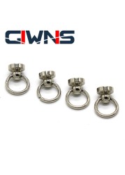 4pcs hardware accessories side ring sucker screw screw suitcase luggage hanging chain