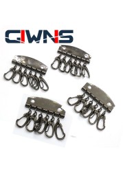 4pcs Fashion Luggage Hardware Accessories Handmade DIY Leather Key Row