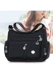 Fashion Women Shoulder Messenger Bag Nylon Waterproof Messenger Bags for Lady Bags Women Travel Bag Bags Purse Purse