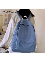 Portable Canvas Color College Bag School Bag For Teenage Girls Travel Camping Outdoor Bags