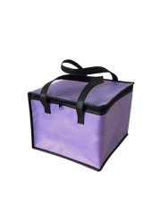 Foldable Large Cooler Bag Portable Food Cake Insulated Bag Aluminum Foil Thermal Box Waterproof Ice Package Lunch Box Delivery Bag