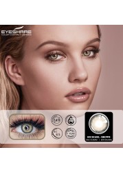 Ishihair Natural Colored Eyes Lenses 2pcs Blue Eye Color Contact Lenses Beauty Contact Lenses Eye Yearly Cosmetic Colored Lenses