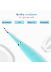 USB Charging Vibration Sonic Dental Scaler Teeth Calculus Teeth Stain Remover Tartar Cleaning Tool Teeth Whitening Dropshipping