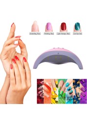 54W 18 Led Lights Nail Dryer UV Curing Lamp Nail Polish Gel Ice Povision Varnish Lamp Auto Sensor Nail Art Manicure Tool