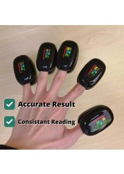 SMH-01 Durable Portable Finger Pulse Oximeter Sports Finger Clip LED Screen Heart Rate Monitor Blood Oxygen Saturation Meter