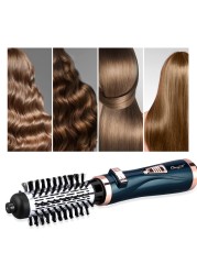 2 in 1 Automatic Rotating Brush for Hair Dryer, Comb for Curly Round Hair, Adjustable Wavy Irons, Wet and Dry Speed