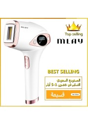 MLAY T4 Removal Machine IPL Laser Hair Removal Epilator Lady Mini Shaver Portable Body Facial Hair Removal Machine for Women Men