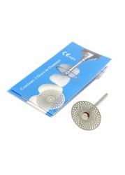 5pcs Dental Diamond Disc Double Sided Discs Grit Cutting Disc Tool Thickness 0.25mm Dental Lab C19/220