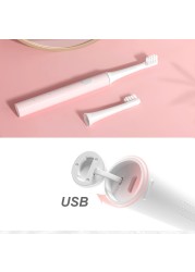 Xiaomi Mijia T100 Sonic Electric Toothbrush Wireless Rechargeable IPX7 Waterproof Ultrasonic Automatic Toothbrush