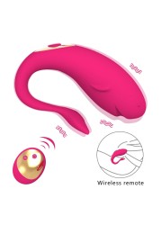 Women Electric Massager 10 Speed ​​Vibrating Wireless Massager Control Waterproof Effectively Relax Muscles Relieve Stress