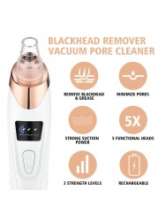 Blackhead Suction Blackhead Remover Black Skin Suction Blackhead Remover Facial Pore Cleaner Dropship Skin Peeling Beauty Device