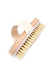 1pc Wet Dry Skin Natural Body Bristle Soft Brush Spa Bath Brush Massager Home Shop Worldwide