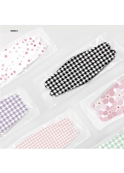 10pcs/bag KN95 Mask Korean Printed Face Mouth Mask 4 Layers Repeat Woman Fabric Breath-proof Non-stick Lipsti Mask