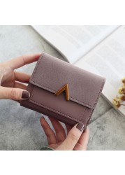 Women Wallet Short Women Coin Purse Wallets Card Holder Ladies Small Purse Female Hasp Clutch Bag Girl Money