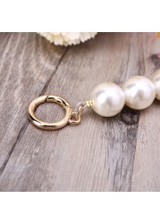 1pc 13cm Pearl Purse Chain Strap Extender for Cross Body Shoulder Handbag DIY Purse Replacement Charm Bag Accessories