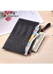 Fashion Female Wallet Crocodile Patterns Teen Girl Women Wallet Phone Zipper Pocket Wallet Card Coin Holder Pocket Ladies