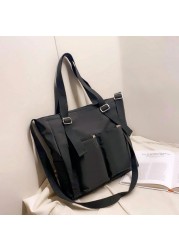 Women's Bag Shopper Simple Fashion Zipper Shoulder Bags Waterproof Large Capacity Tote Bags 2021 Women Brand Crossbody