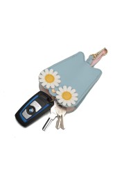 PUOU - Cute Cartoon Key Case, Women's Key Ring Cover, Wallet, Wallet, Card Holder, Wallet