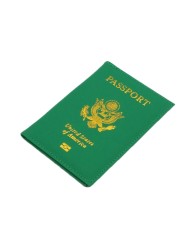 PU Leather Passport Cover Vintage American Covers Card Holder Organizer Bag Travel USA