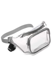 Women Transparent Waist Fanny Pack Belt Bag Travel Hip Bum Wallet Small Chest Phone Pouch